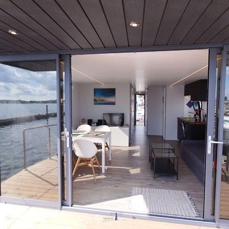 Hausboot Fjord Nordstern Mit Dachterrasse In Schleswig酒店 外观 照片